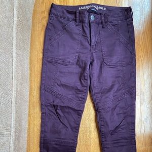 American Eagle Purple Jeggings
